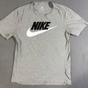 Nike The Nike Tee Gray‎ Short Sleeve T-Shirt Men's Athletic Top Gym Athleisure